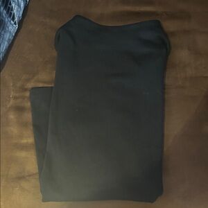 Zara Midnight Black High Neck Top